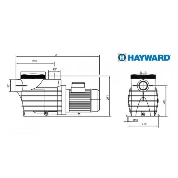 Hayward MAX EP szivattyú 26 m3/h