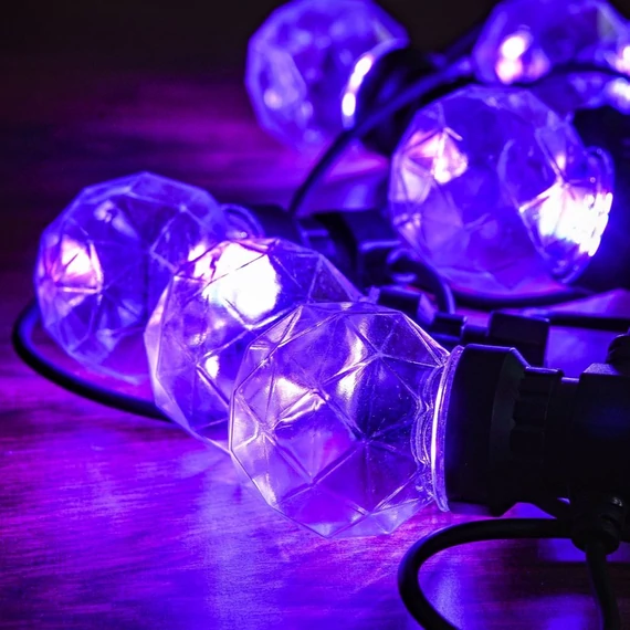 Dekortrend Varázskert fénysor 10 prizmás égő RGB