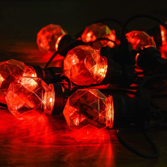 Dekortrend Varázskert fénysor 10 prizmás égő RGB