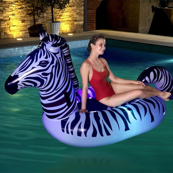 Kép 2/3 - Zebra Rider beépített LED világítással 2.54x1.42m