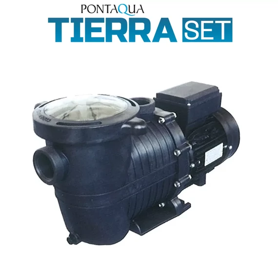 TIERRA BLUE POOL süllyesztett ovális medence szett 8,0 x 4,0 x 1,5 m