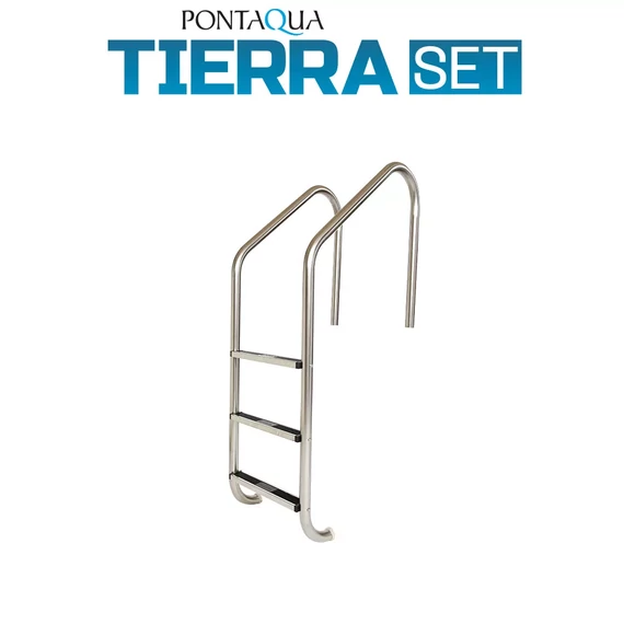 TIERRA BLUE POOL süllyesztett ovális medence szett 8,0 x 4,0 x 1,5 m
