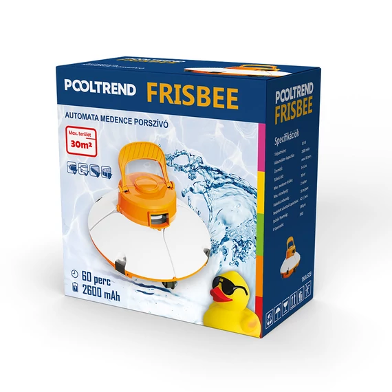 Pooltrend Frisbee akkumulátoros automata porszívó kis medencékhez