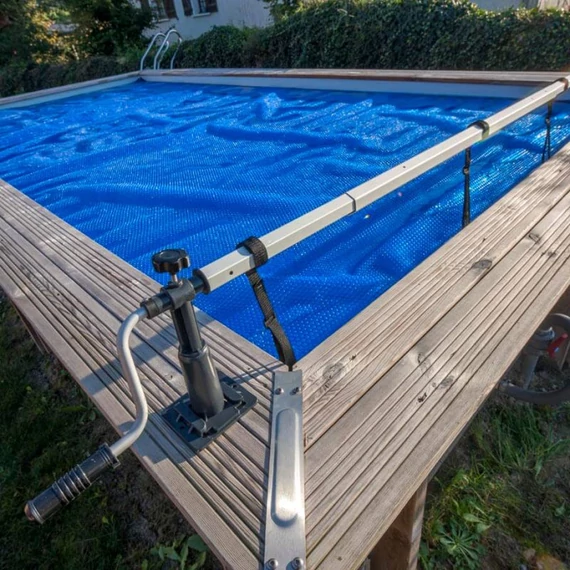 PONTAQUA Szolártekercselő földfeletti max.5,8 m szélességű medencékhez