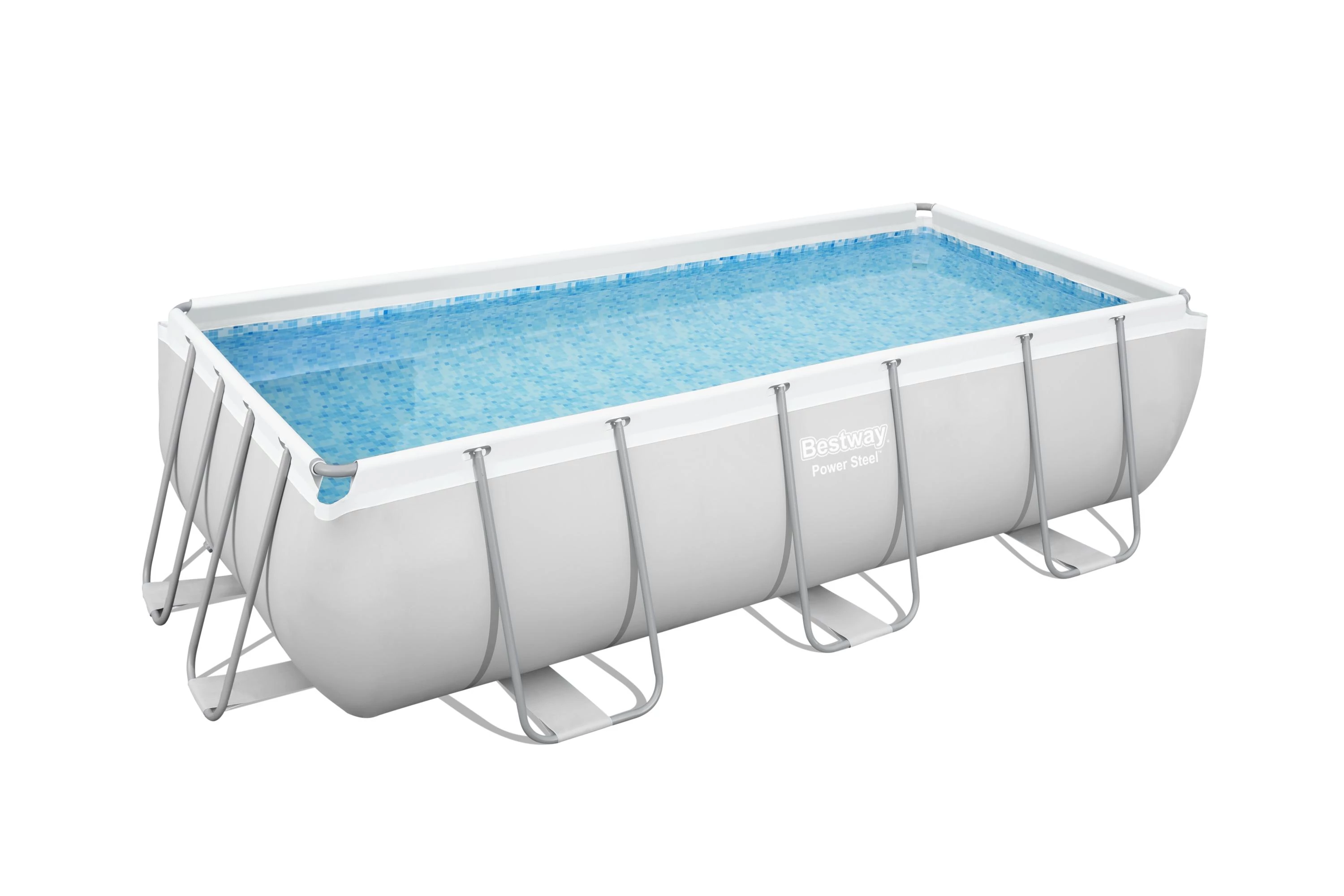 Bestway Capri szögletes fémvázas medence szett 404x201x100 cm