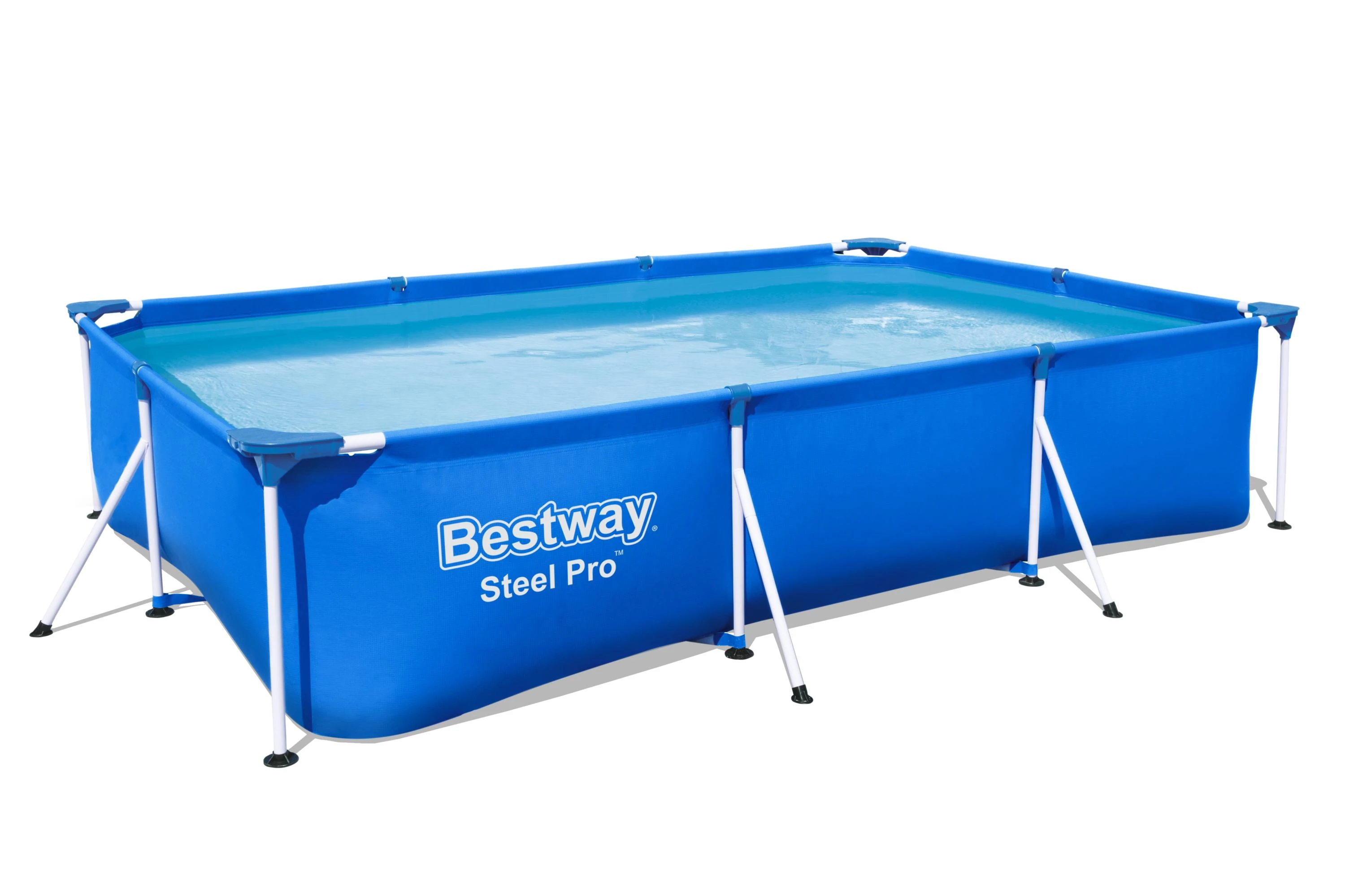 Bestway Amalfi szögletes fémvázas medence szett 300x201x66 cm